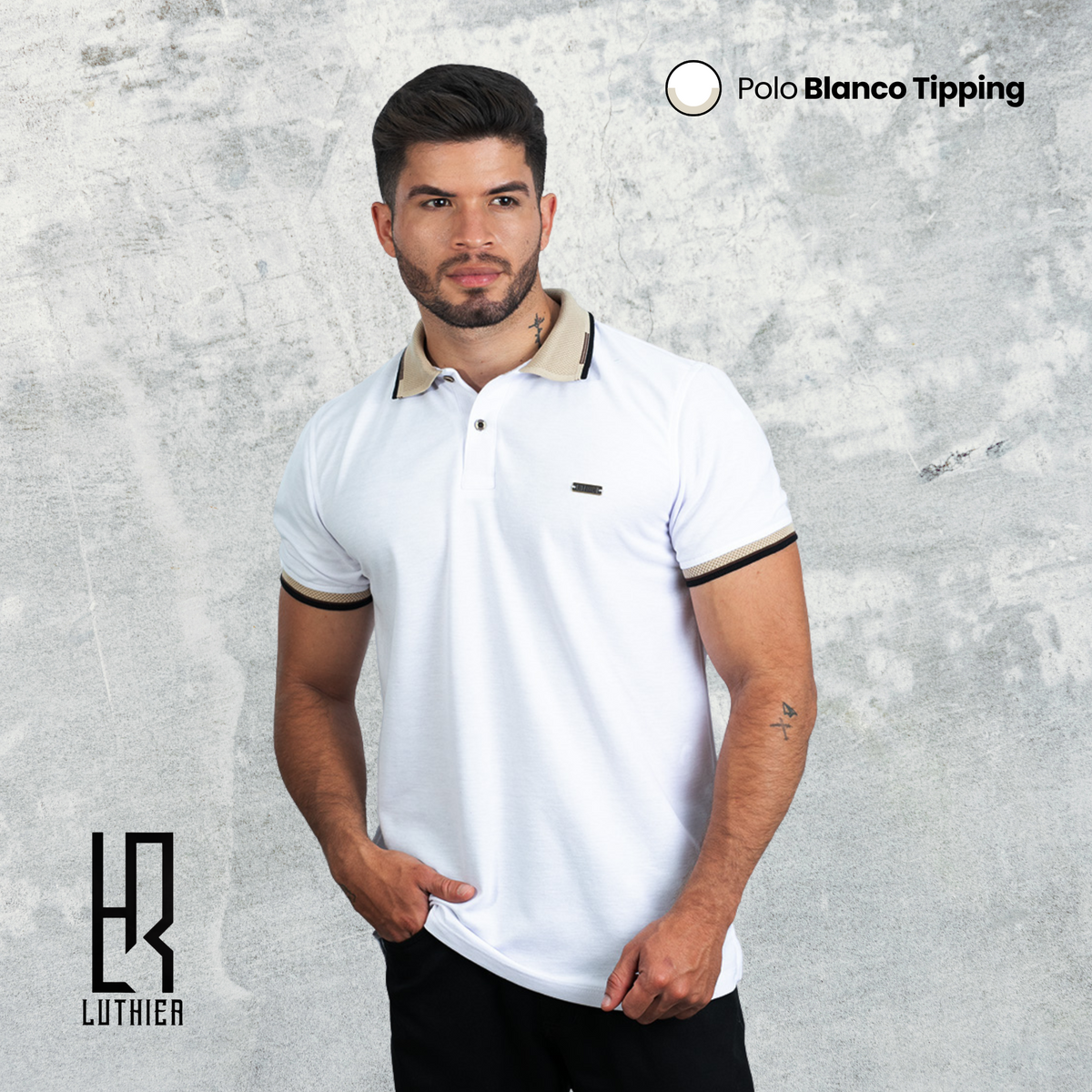 CAMISETAS TIPO POLO DE ALTA CALIDAD EN JACQUARD