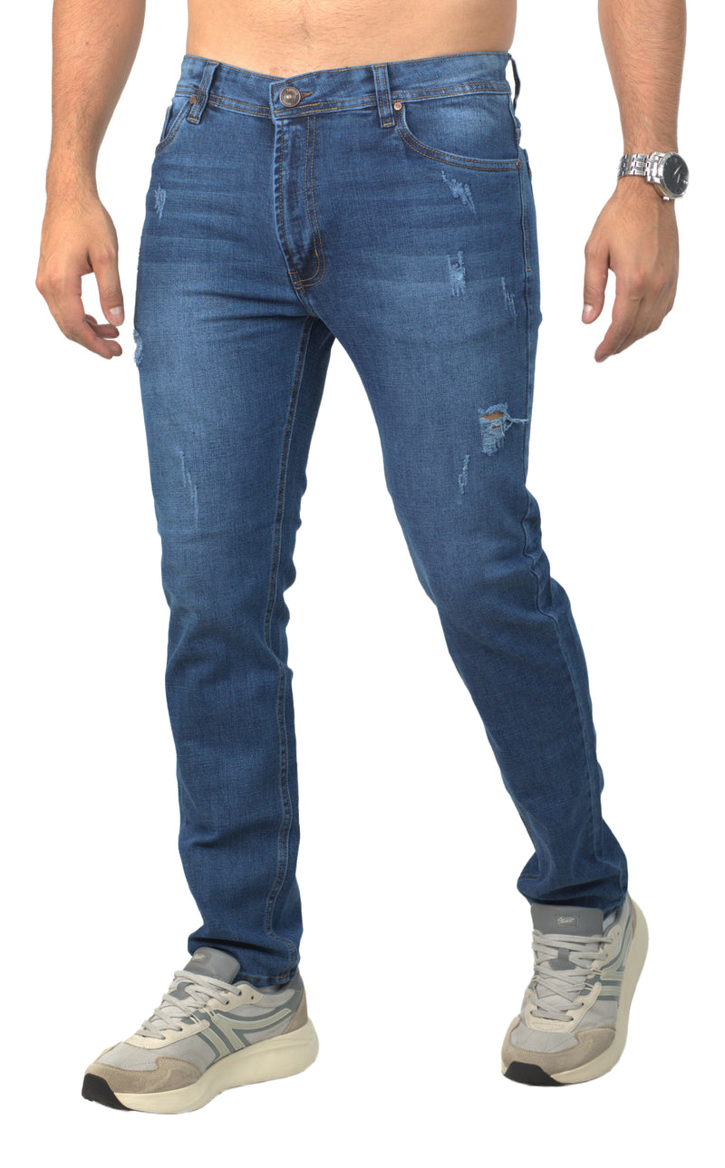 Jeans para hombre bota recta licrado clasico sin desgaste color Diesel champaña