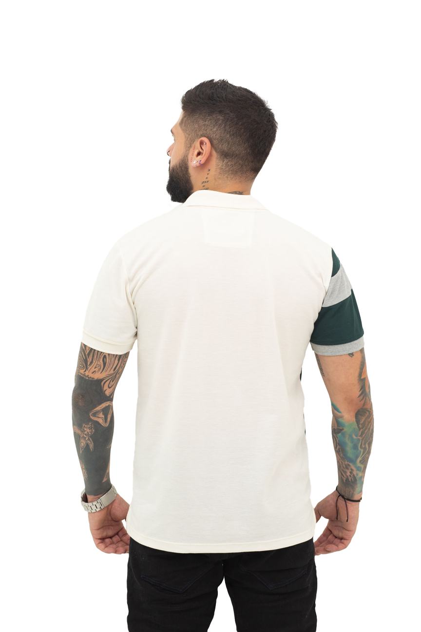 Grupo luthier espalda Camiseta tipo polo combinada p