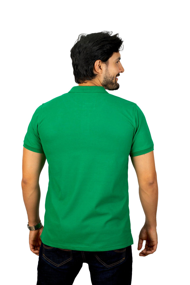 grupo luthier lado 2 camisetas tipo polo jacquard para hombre  verde antioquia 